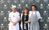 Angela Sini (al centro), ad Cantina della Volta
