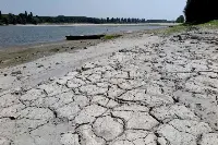 Siccità lungo il fiume Po