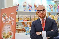 Aldo Tollemeto presso stand Cerealitalia in occasione della fiera Marca 2019