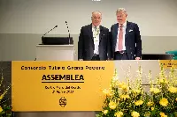 Un momento dell'assemblea generale del Consorzio di Tutela Grana Padano (Montichiari, 21 aprile 2023)