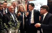 Il Premier Conte in visita allo stand Italia Olivicola, Tuttofood