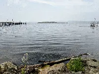 Pontile di Sant'Arcangelo presso il lago Trasimeno