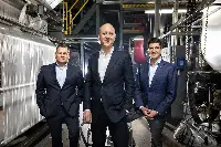 A sinistra Vincent Fandozzi (Head of Ardian North America Fund); al centro Brad Herbolsheimer (ceo Soteria Flexibles); a destra Todd Welsch (Director Ardian North America Fund)