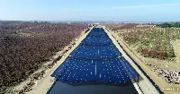 Pannelli fotovoltaici su canale irriguo consortile