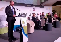 Ministro Francesco Lollobrigida interviene a Congresso Federparchi