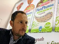 Massimiliano Anzanello, amministratore delegato Arte Bianca Srl, in occasione della fiera Cibus 2018