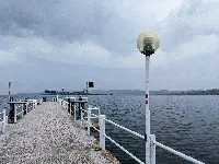 Pontile di Sant'Arcangelo presso il lago Trasimeno