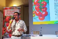 Un momento dell'incontro “Prospettive ed opportunità per il pomodoro a grappolo in Sicilia” organizzato da Cora Seeds (luglio 2023)