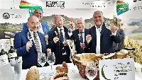 Anche rappresentanze istituzionali territoriali nello spazio dedicato all'enogastromia marchigiana, alla IX edizione di Excellence 2022, Roma