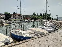 Zona portuale di San Feliciano presso il lago Trasimeno