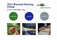 Locandina dell'assemblea biennale di oriGIn, edizione 2021