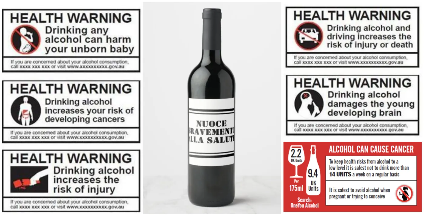 Etichette alcol, l'Irlanda tramuta in legge il regolamento Ue sull'etichettatura con warning health