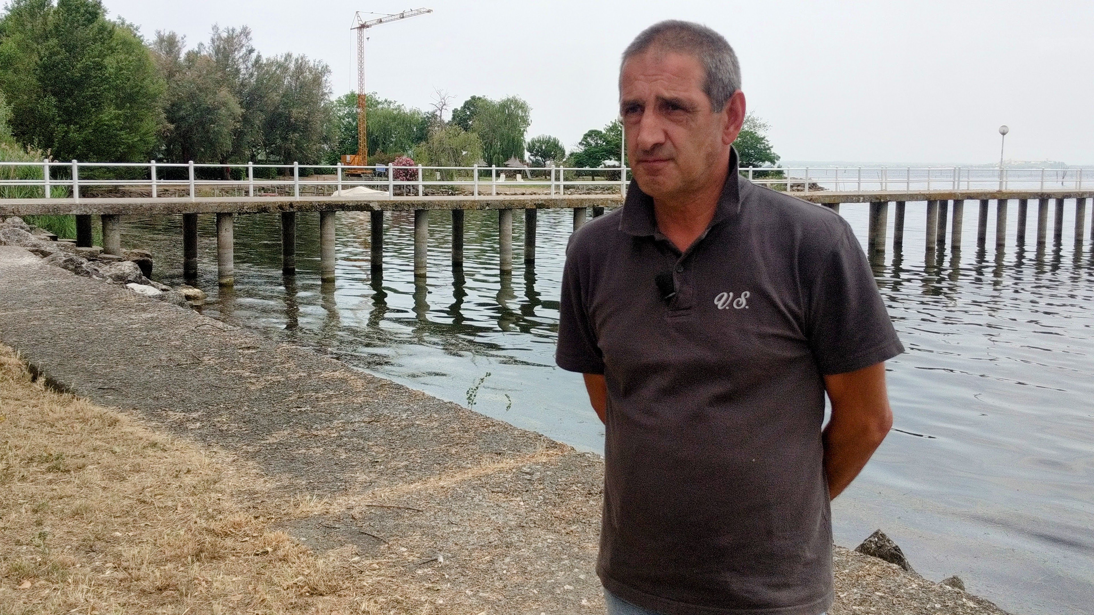 Valter Sembolini, presidente della Cooperativa Pescatori del Trasimeno
