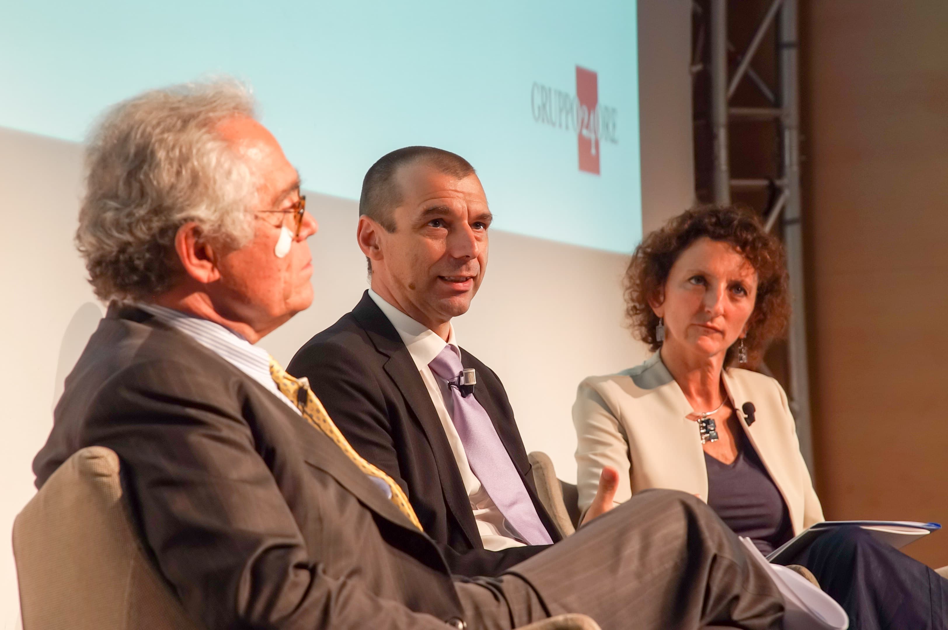 Da sinistra a destra: Giorgio Quagliuolo, Paolo Glerean e Paola Avogadro