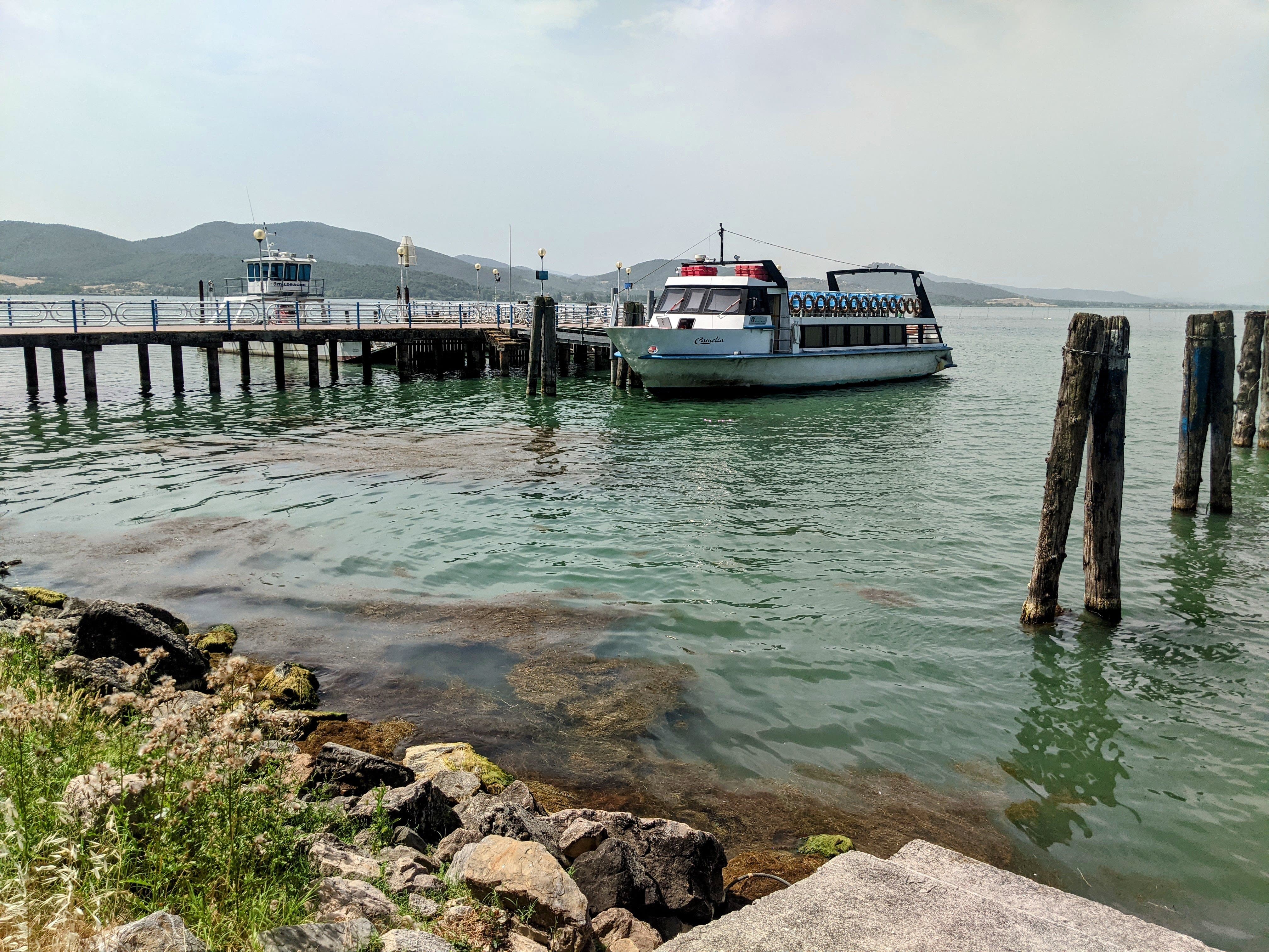 Zona portuale di San Feliciano presso il lago Trasimeno