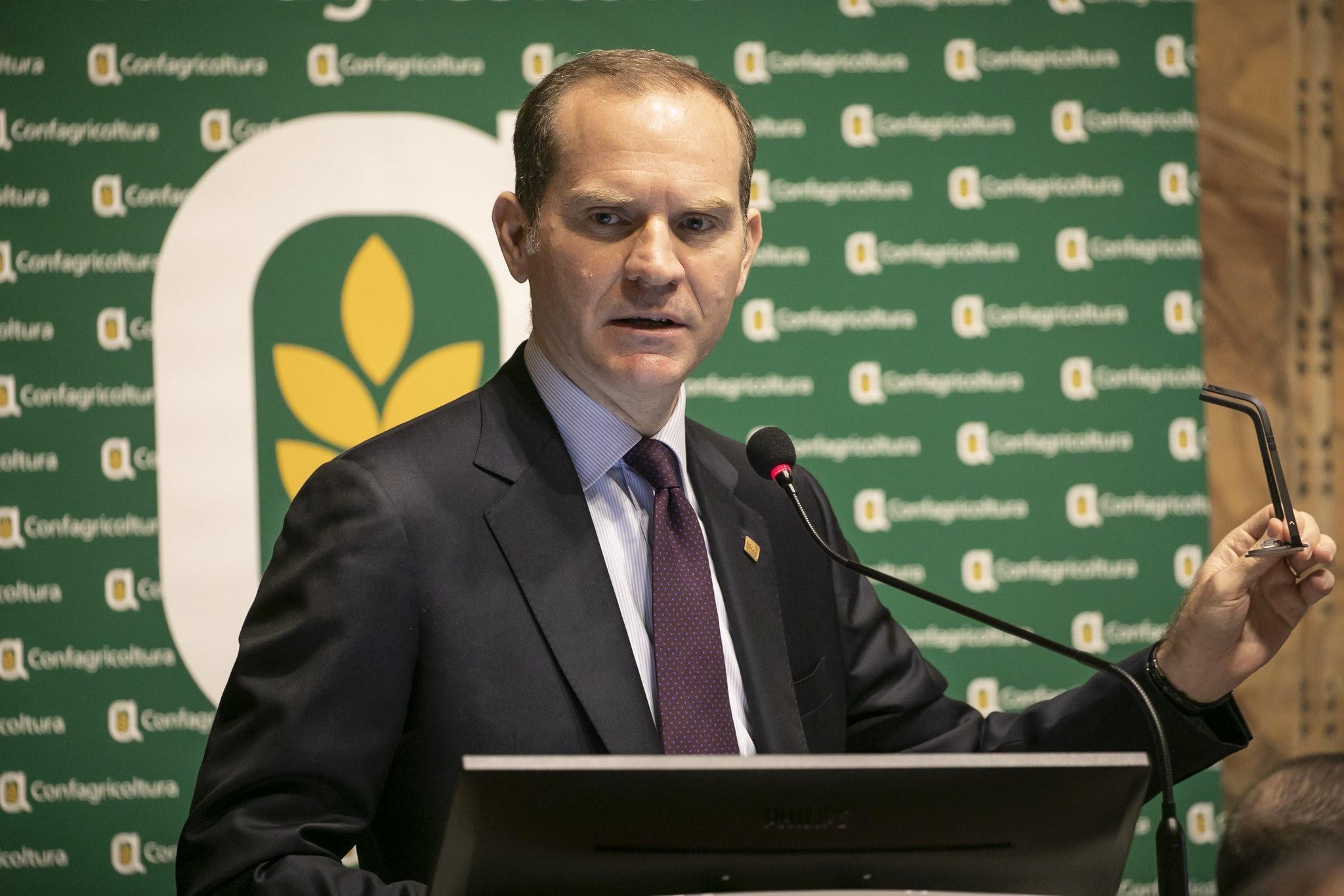 Massimiliano Giansanti, presidente di Confagricoltura