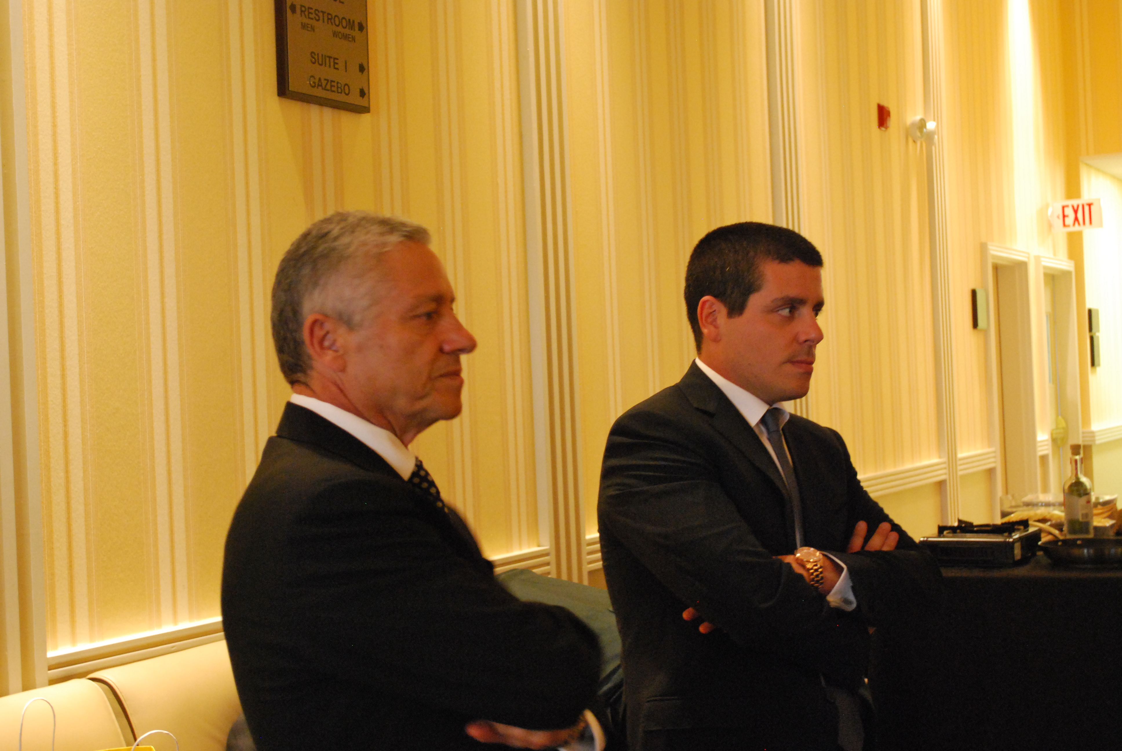 Greensan Limited: da sx, il Pres.Gaetano Mastrandrea e il CEO e Managing Director Francesco Mastrandrea