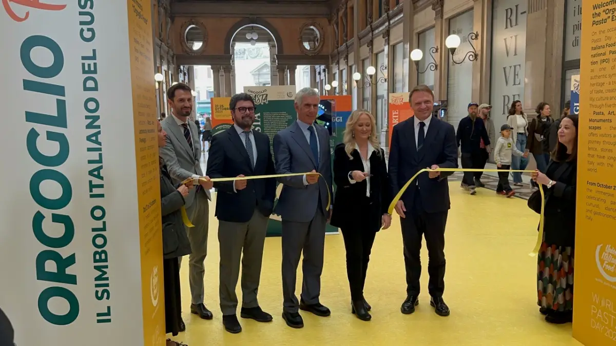 Inaugurazione mostra "Orgoglio Pasta" (Roma, Galleria Alberto Sordi, 21 ottobre 2025)