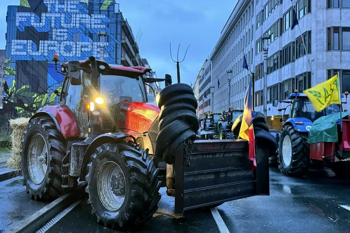 Proteste agricoltori a Bruxelles