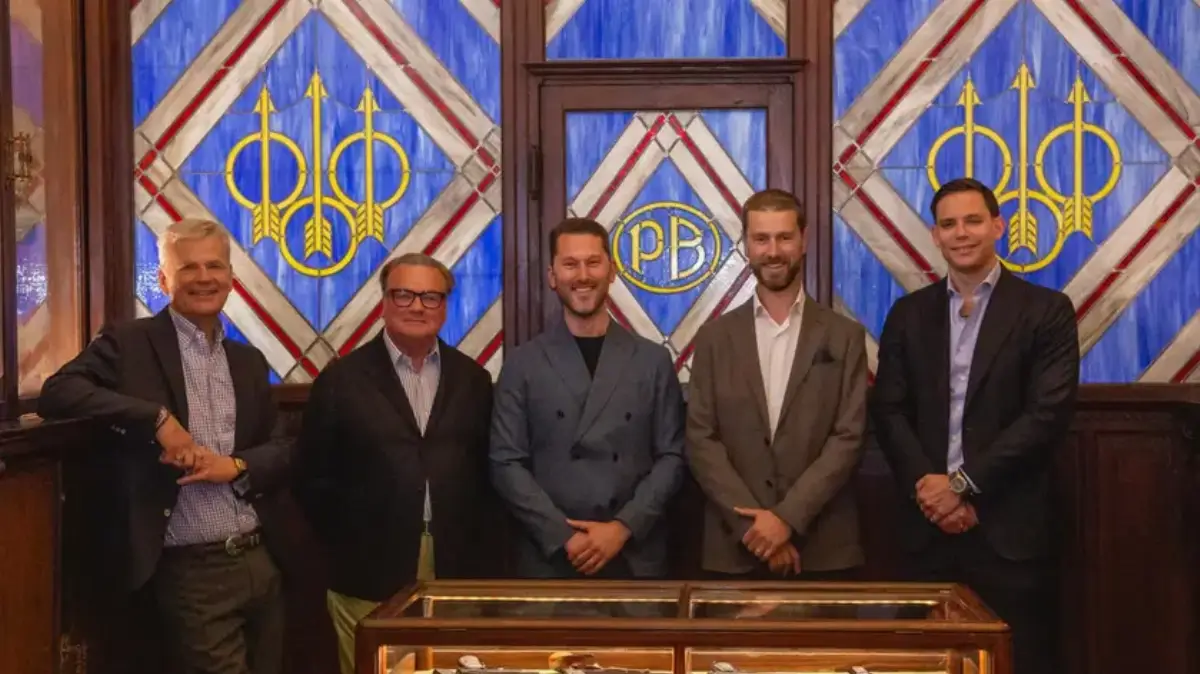 Da sx. Franco Gussalli Beretta, Pietro Gussalli Beretta, Cristian Specogna, Michele Specogna e Carlo Gussalli Beretta