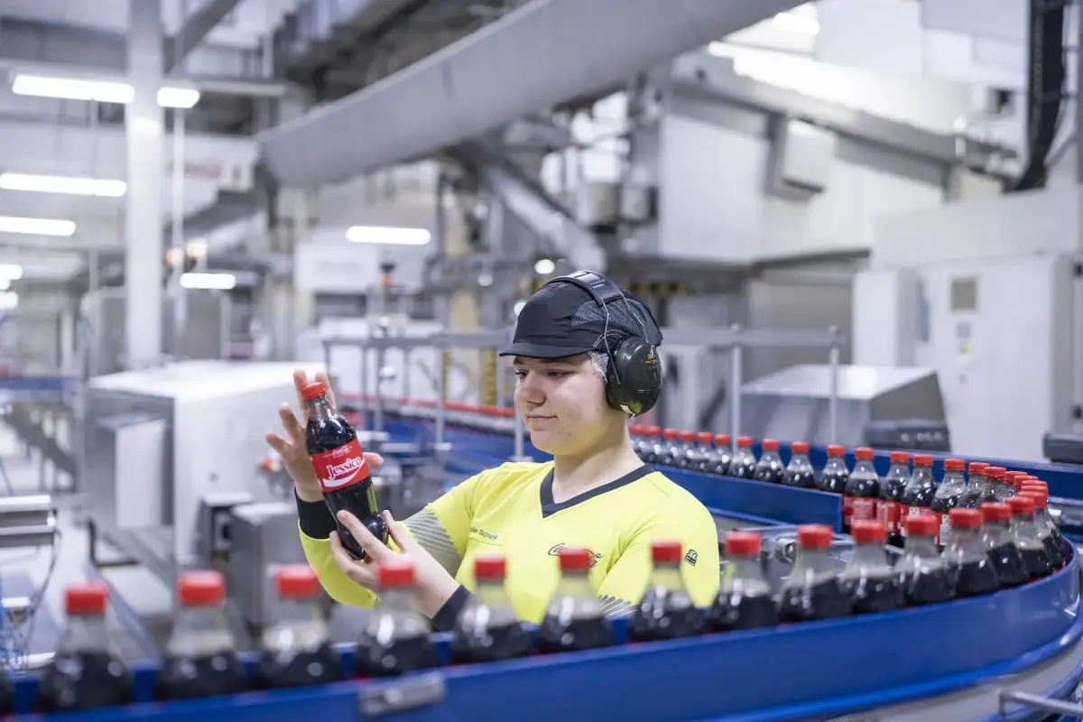 Coca Cola Europacific partners stabilimento di Bad Neuenahr in Germania