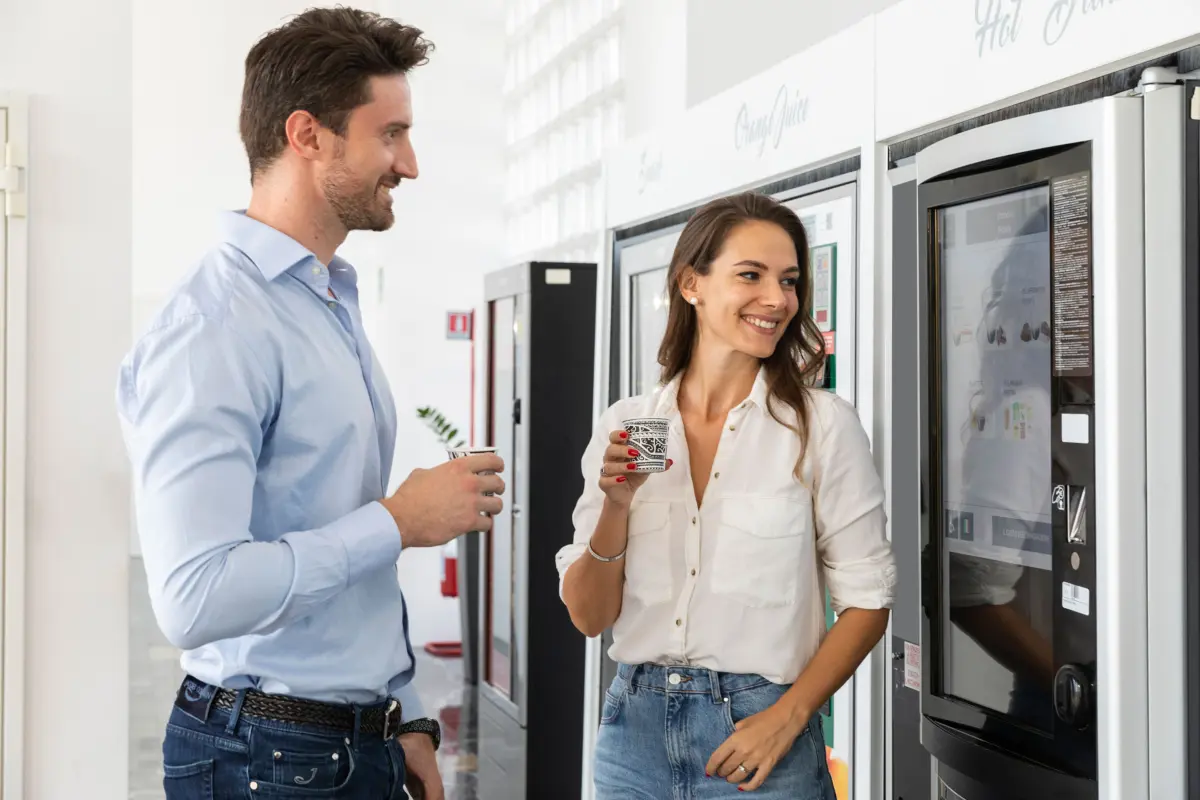 Pausa caffè in ufficio