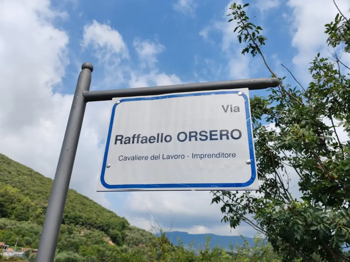 Pietra Ligure (SV) inaugura via Raffaello Orsero, strada dedicata al fondatore del gruppo Orsero