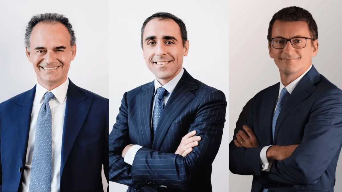 ClessidraPE: da sinistra Andrea Ottaviano (amministratore delegato), Emanuele Cuccio e Marco Guglielminetti (Managing Partners)