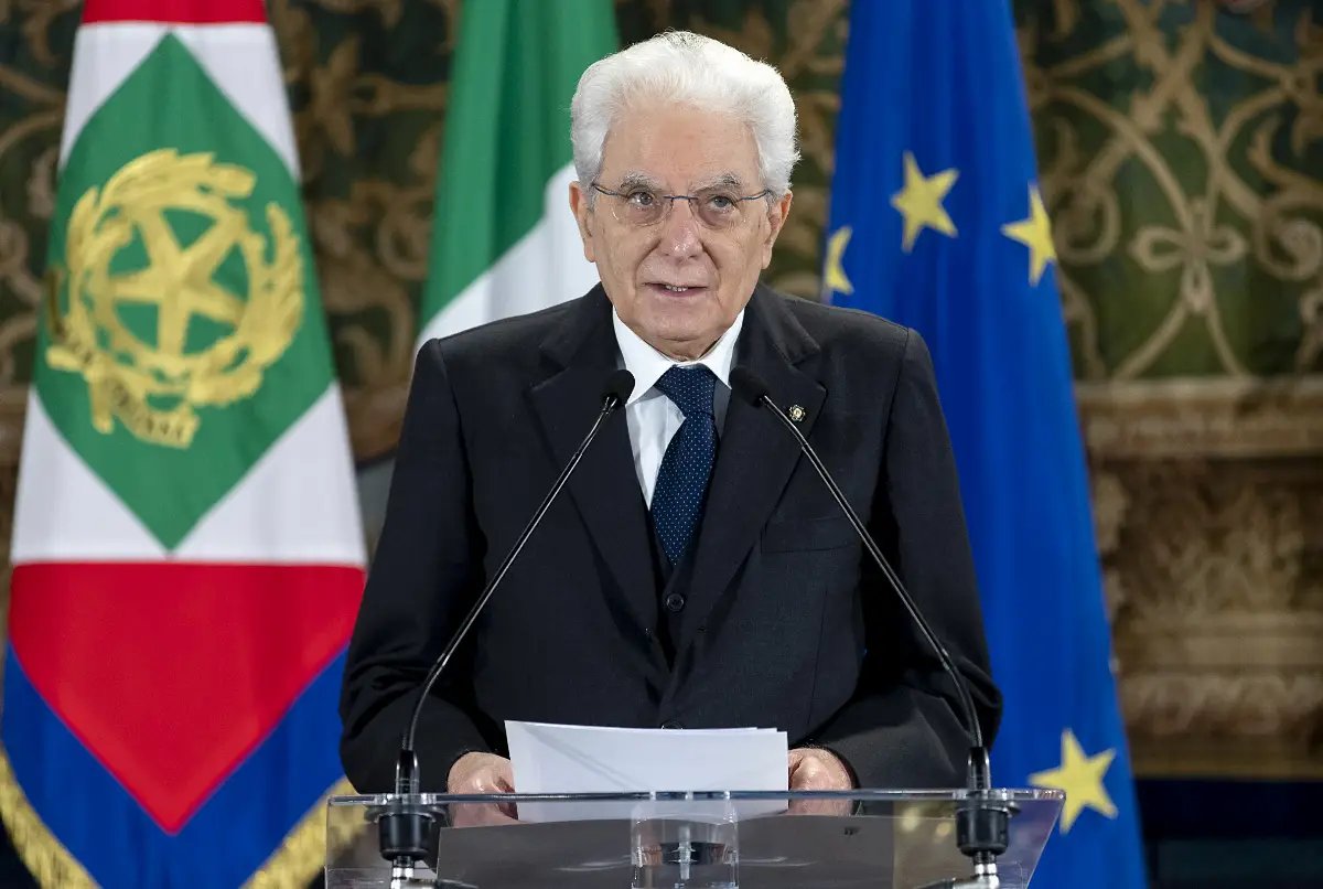 Il presidente della Repubblica Sergio Mattarella