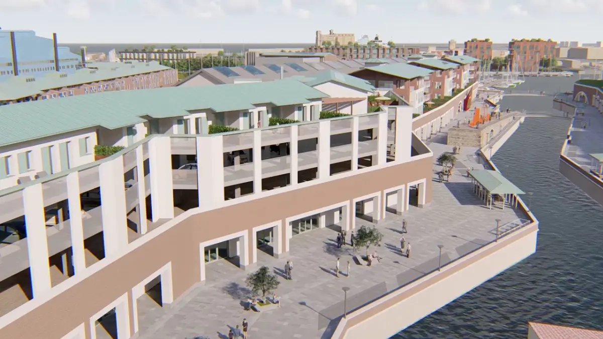 Le Officine Storiche di Porta a Mare a Livorno prima della riqualificazione