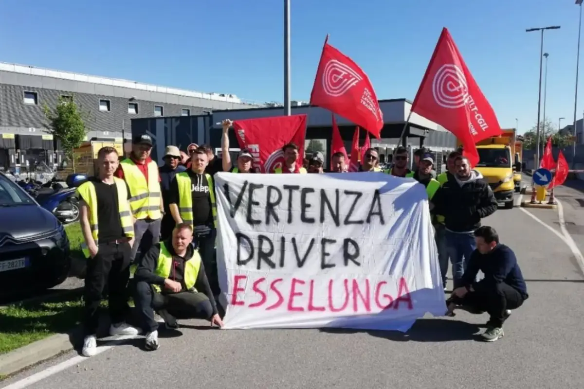 Protesta driver Esselunga