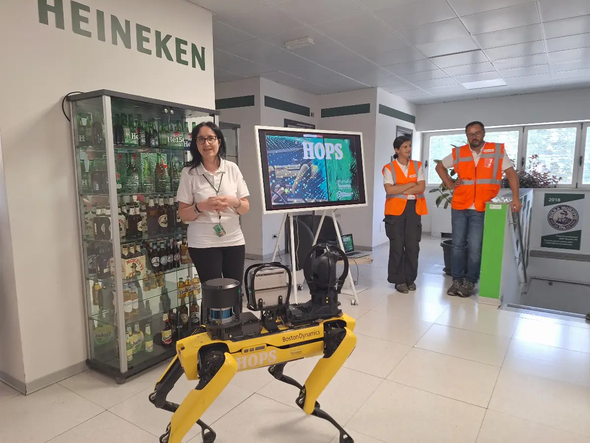 Hops, robot al birrificio Heineken di Comun Nuovo (BG)