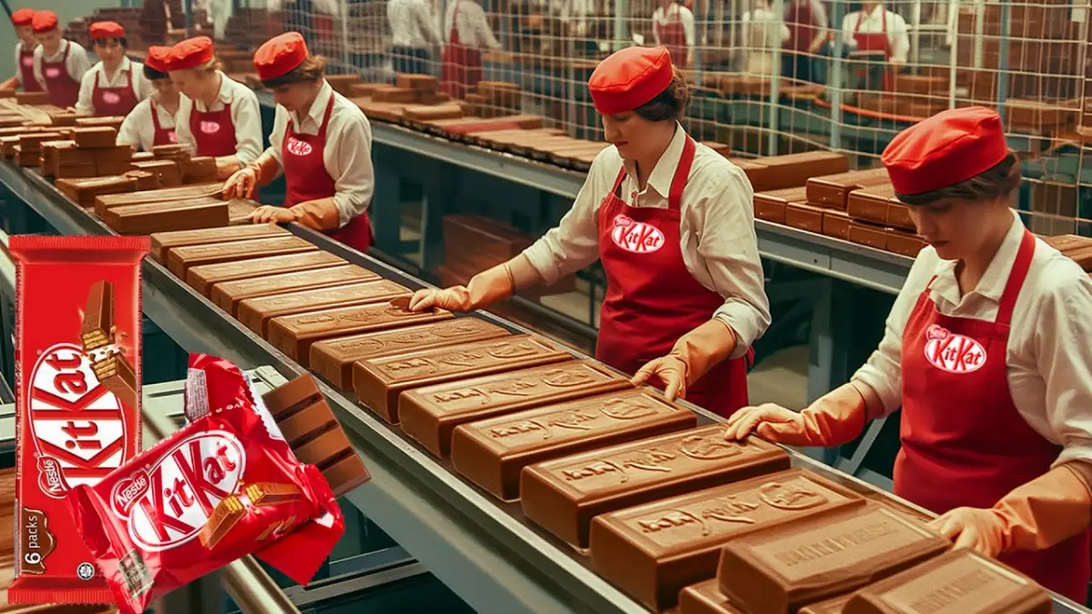 Fabbrica Kit Kat di York in Inghilterra