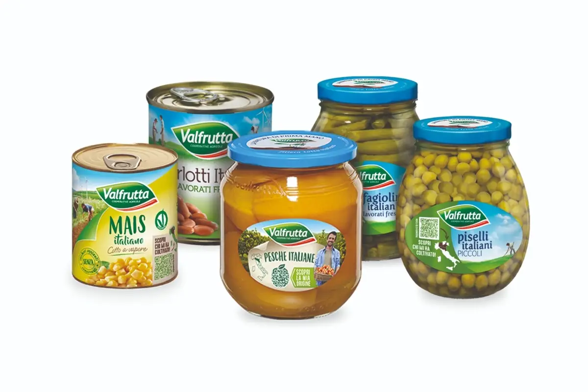 Prodotti Valfrutta coinvolti nel progetto tracciabilità
