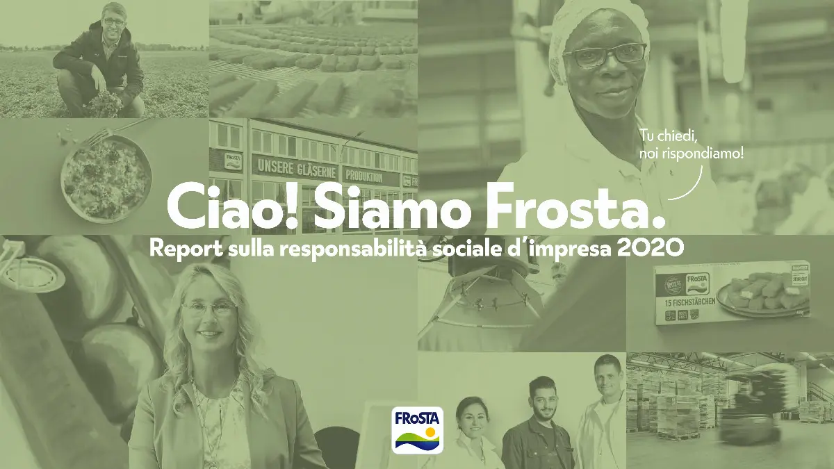 Copertina Bilancio sostenibilità FRoSTA
