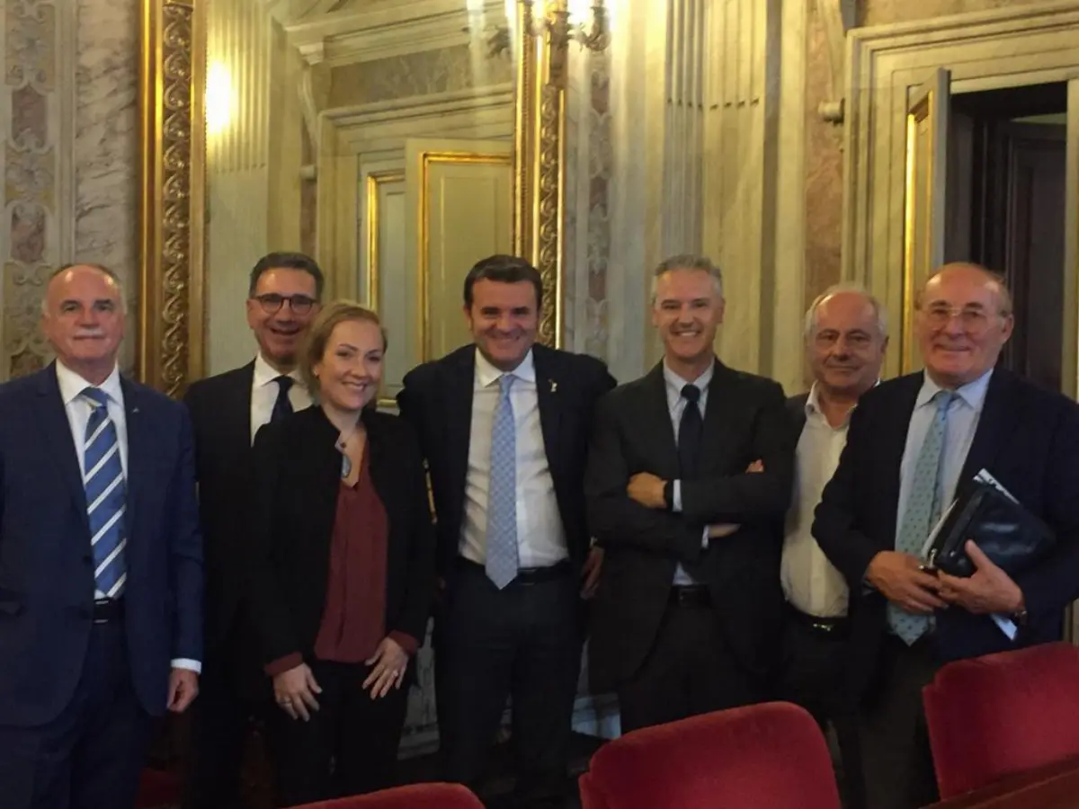 Il Ministro Centinaio coi vertici Unaitalia