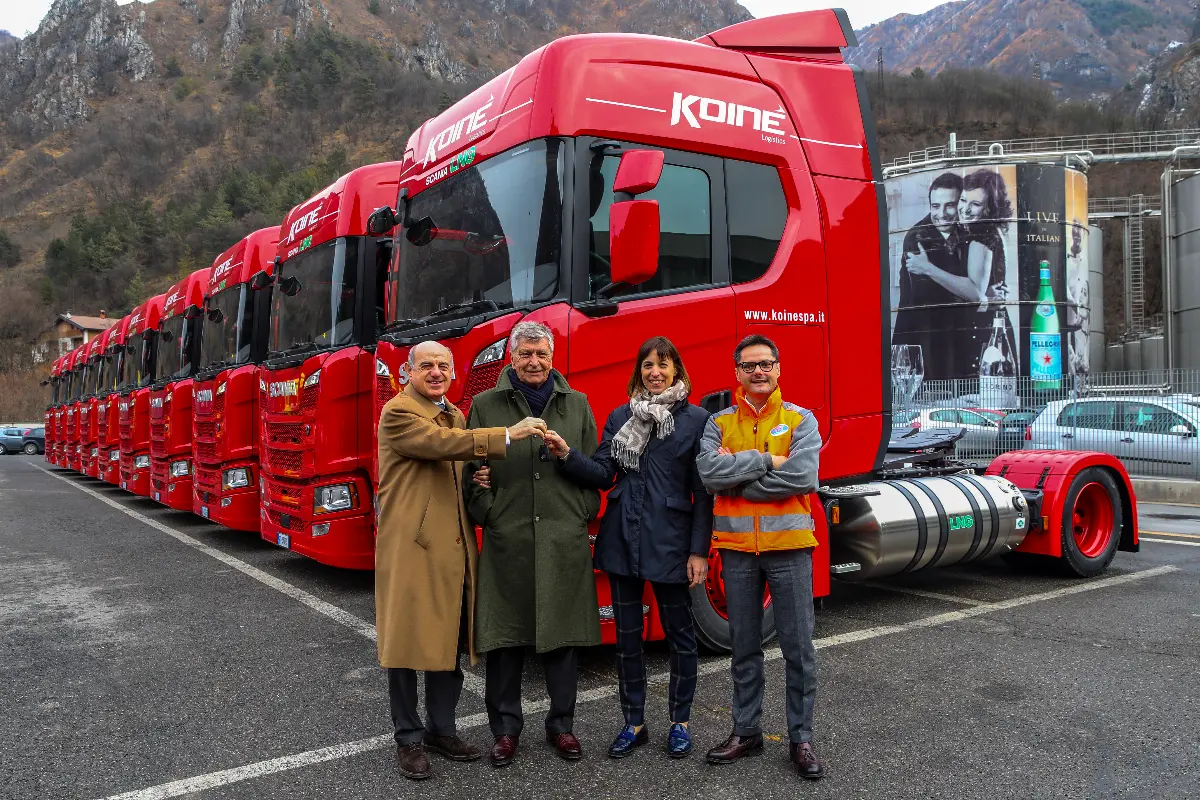 S.Pellegrino, flotta camion LNG