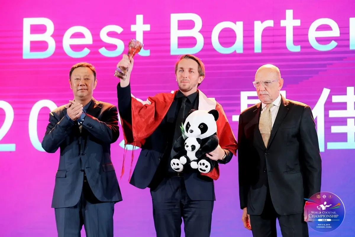 Andris Reizenbergs, vincitore della World Cocktail Championship 2019