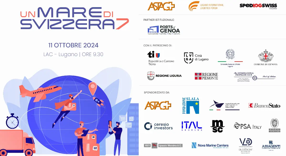 Forum Un mare di Svizzera a Lugano 11 ottobre 2024 sulla logistica