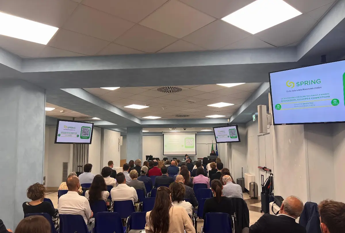 Un momento dell'Assemblea pubblica 2024 di Spring sulla Bioeconomia circolare