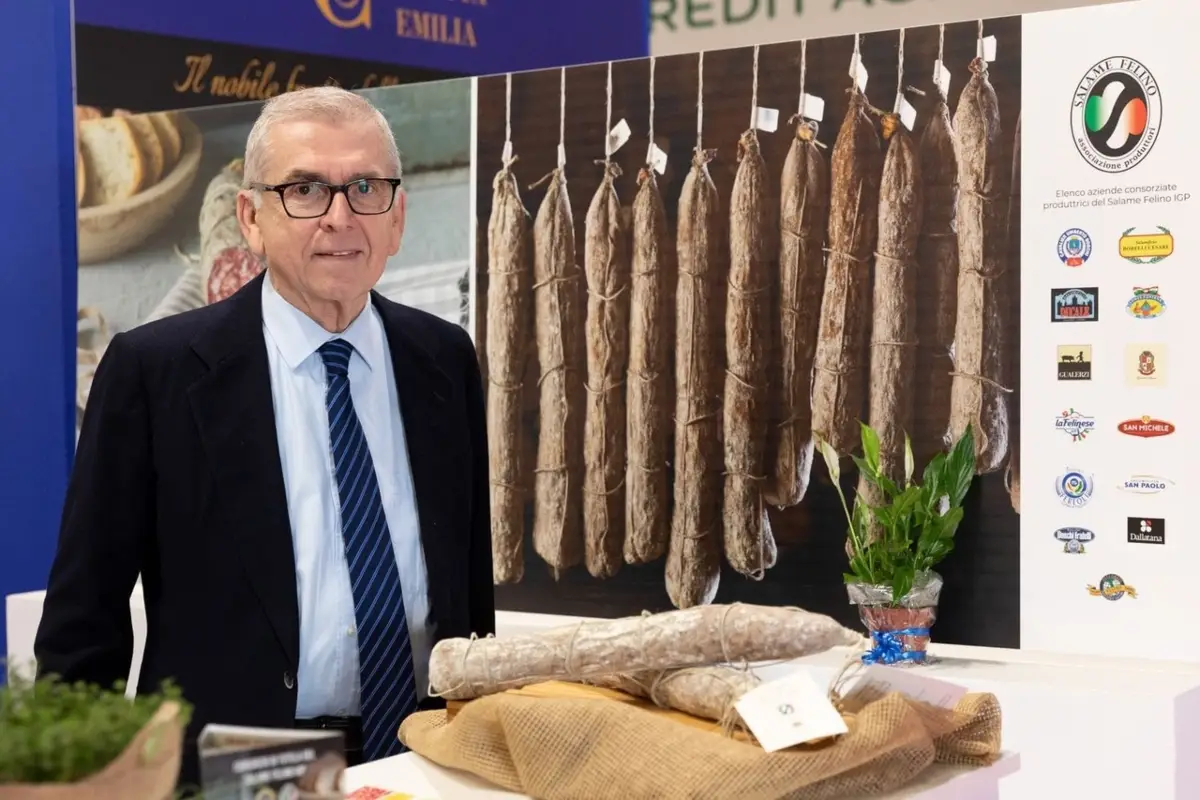 Umberto Boschi, presidente del Consorzio di Tutela del Salame Felino Igp
