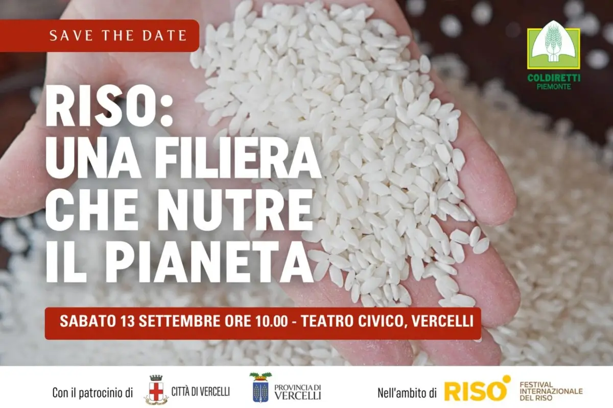 Locandina evento Riso: una filiera che nutre il pianeta