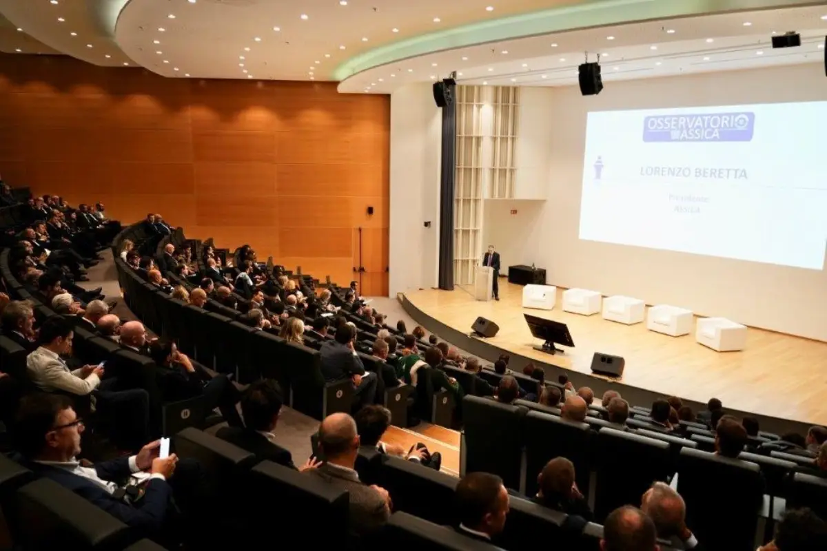 Lorenzo Beretta, presidente di Assica, interviene al primo incontro dell'Osservatorio Assica