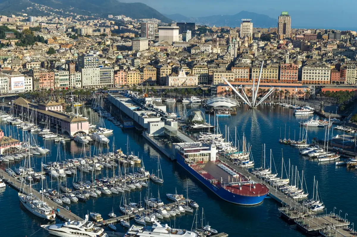 Vista dell'Acquario di Genova