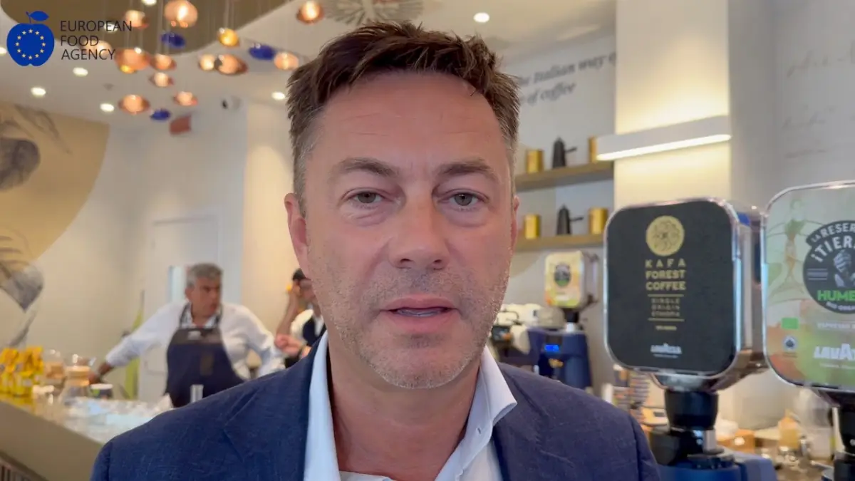 Cristian Biasoni, amministratore delegato di Chef Express interviene a inaugurazione punto vendita all'aeroporto di Napoli