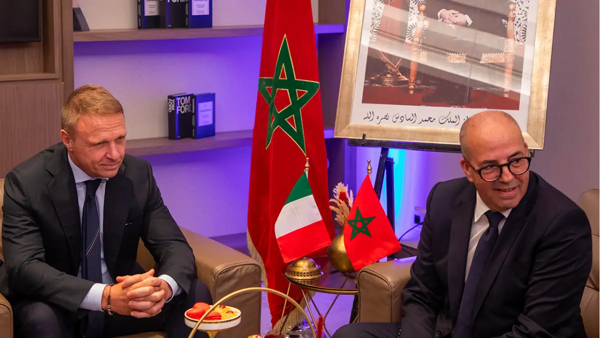 Il ministro dell'Agricoltura, Francesco Lollobrigida, incontra il suo omologo marocchino Ahmed El Bouari