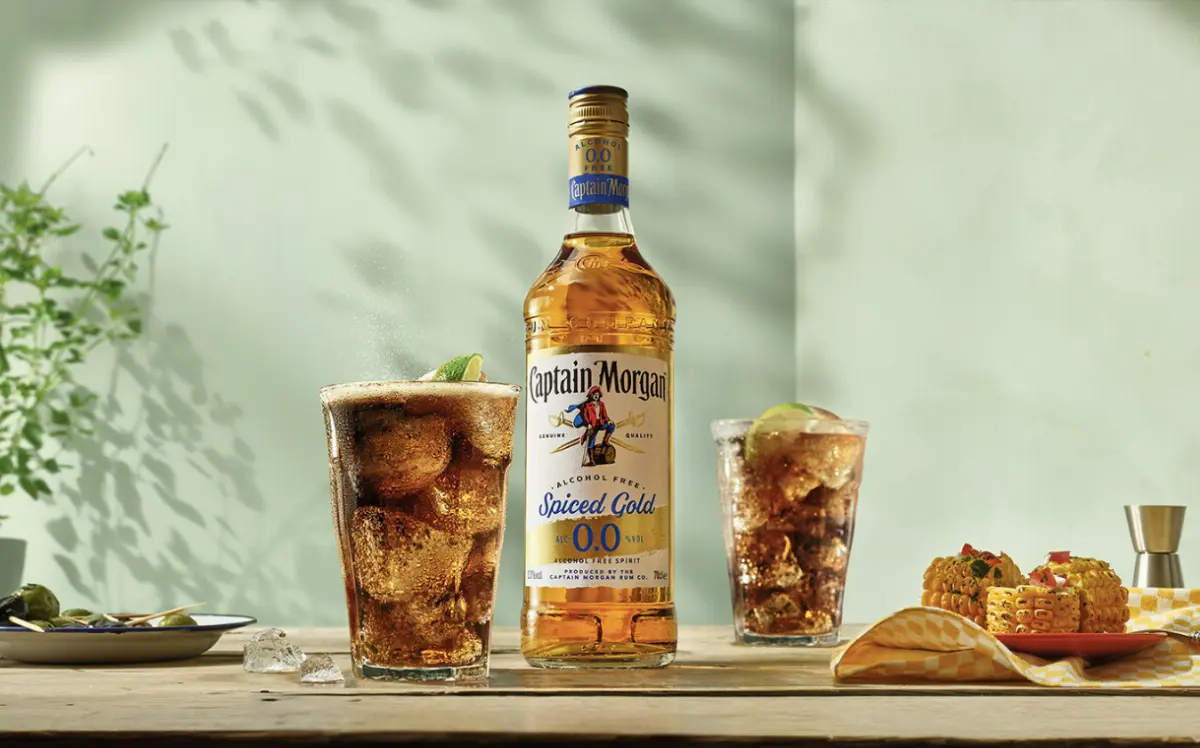 Il rum 0,0% alcol Captain Morgan Spiced Gold (Diageo)