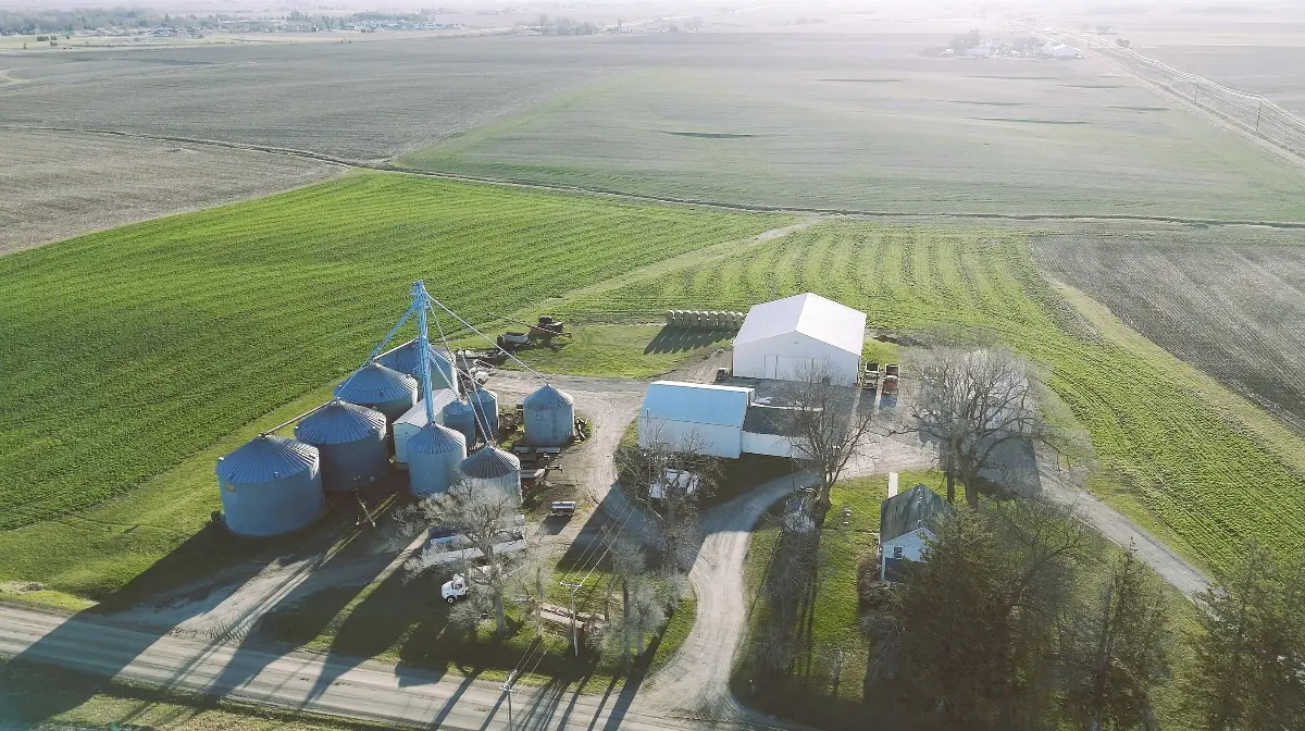 Un'azienda agricola dell'Iowa, dove PepsiCo si rifornisce di mais