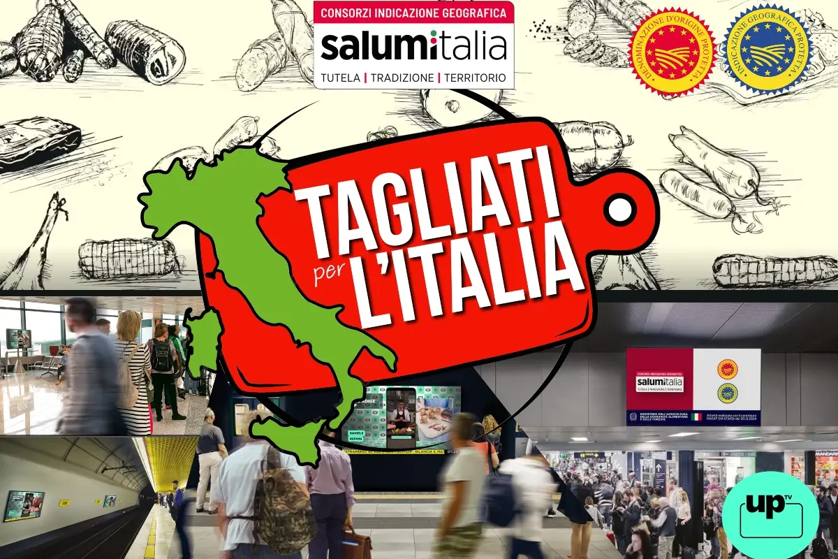 Locandina campagna "Tagliati per l'Italia"
