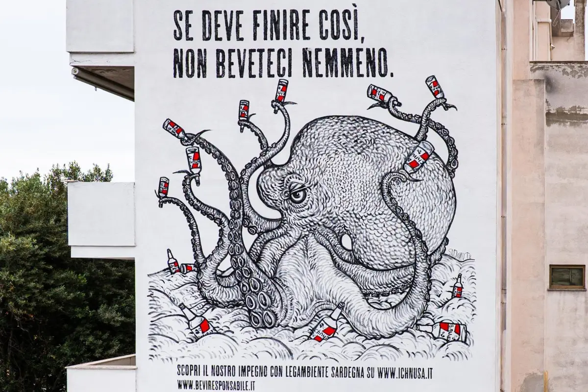 Murale Ichnusa-Legambiente